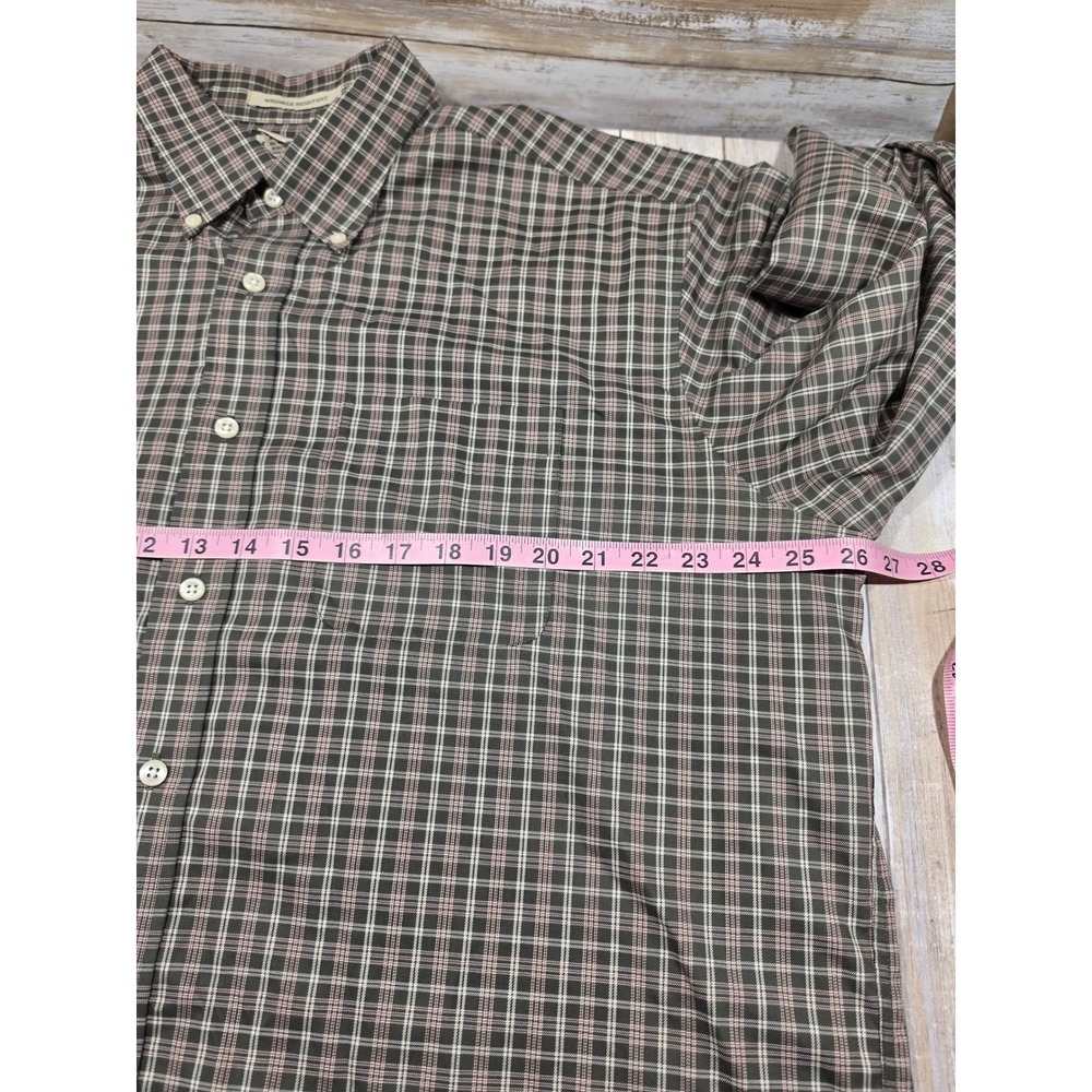 1- L.L. Bean Mens XXL Tall & 1-XL Wrinkle Resistant Traditional Fit Plaid Shirts - Picture 15 of 16